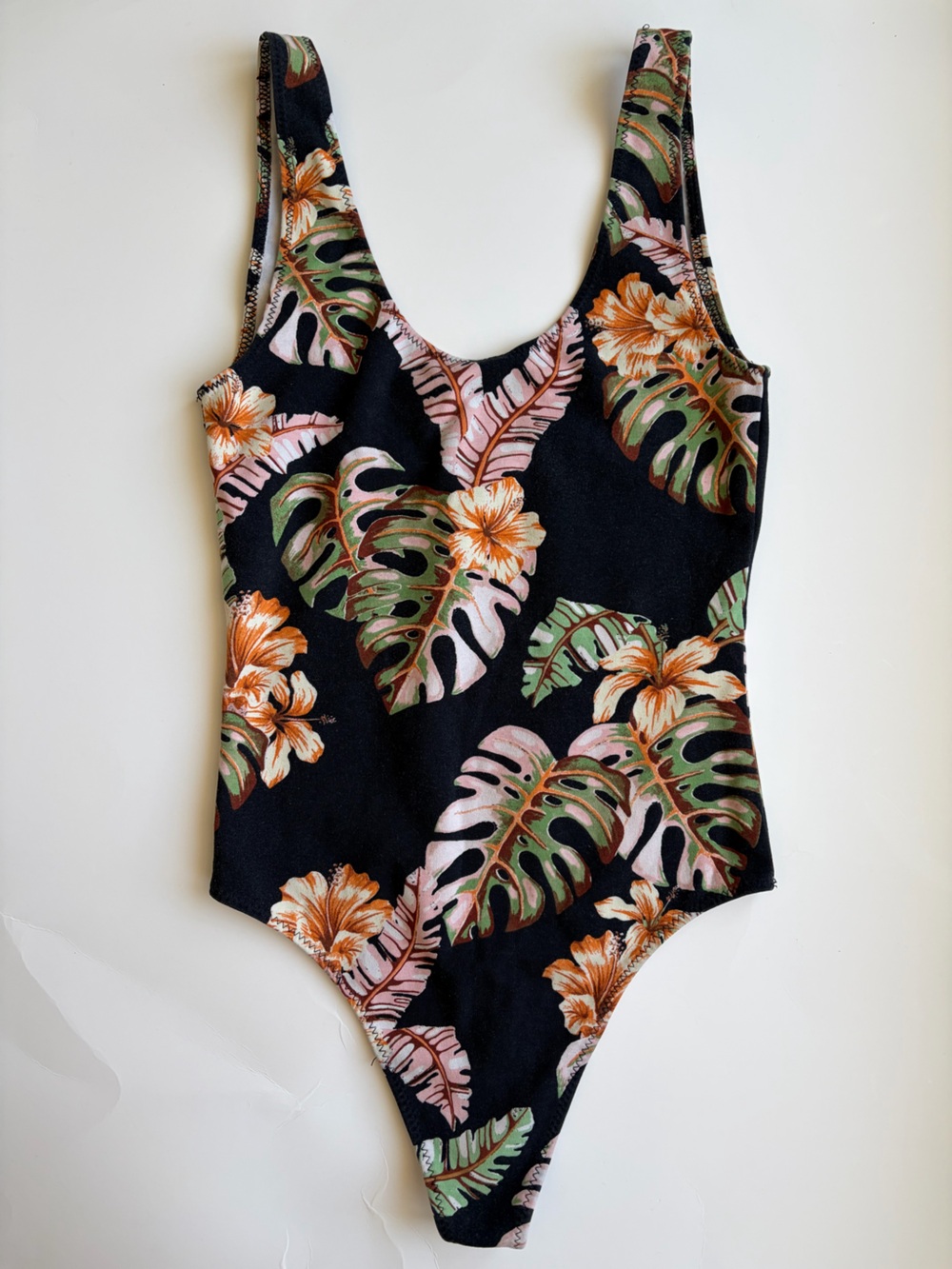 Wilfred Bodysuit with Monstera Leaves